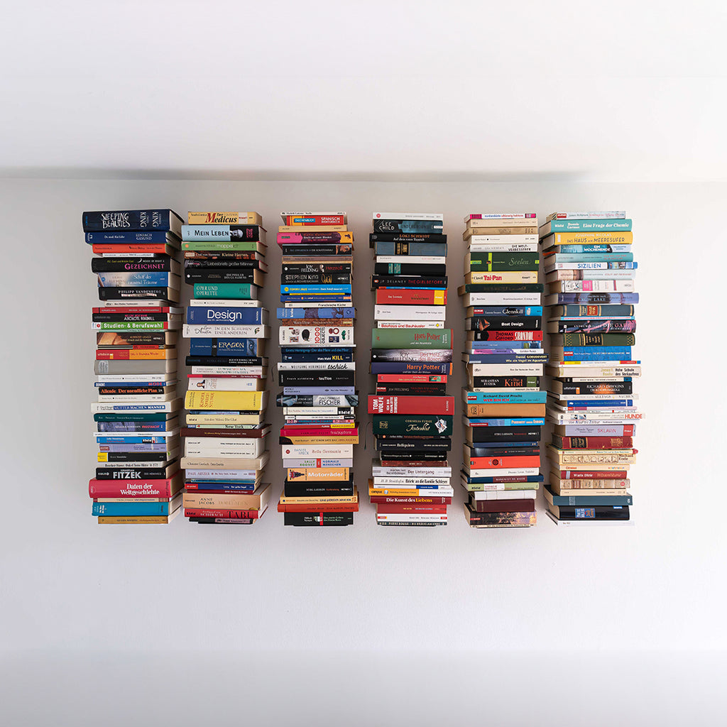 Radius Design - 6er Set Booksbaum Wandregal vertikal