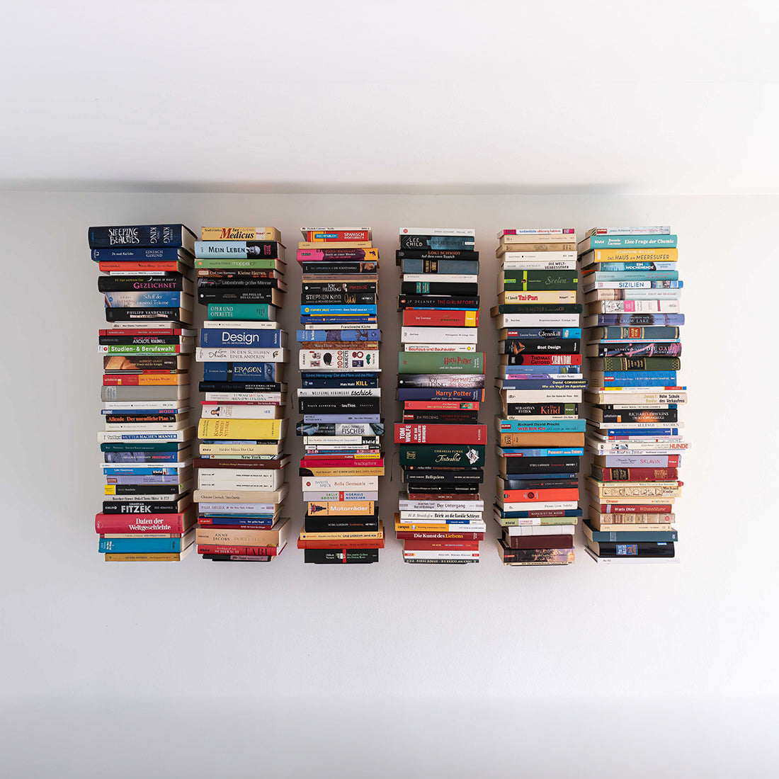 Radius Design - 6er Set Booksbaum Wandregal vertikal