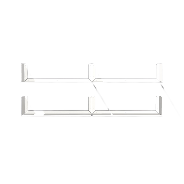 Booksbaum — Wandregal horizontal, 4er-Set – Freisteller
