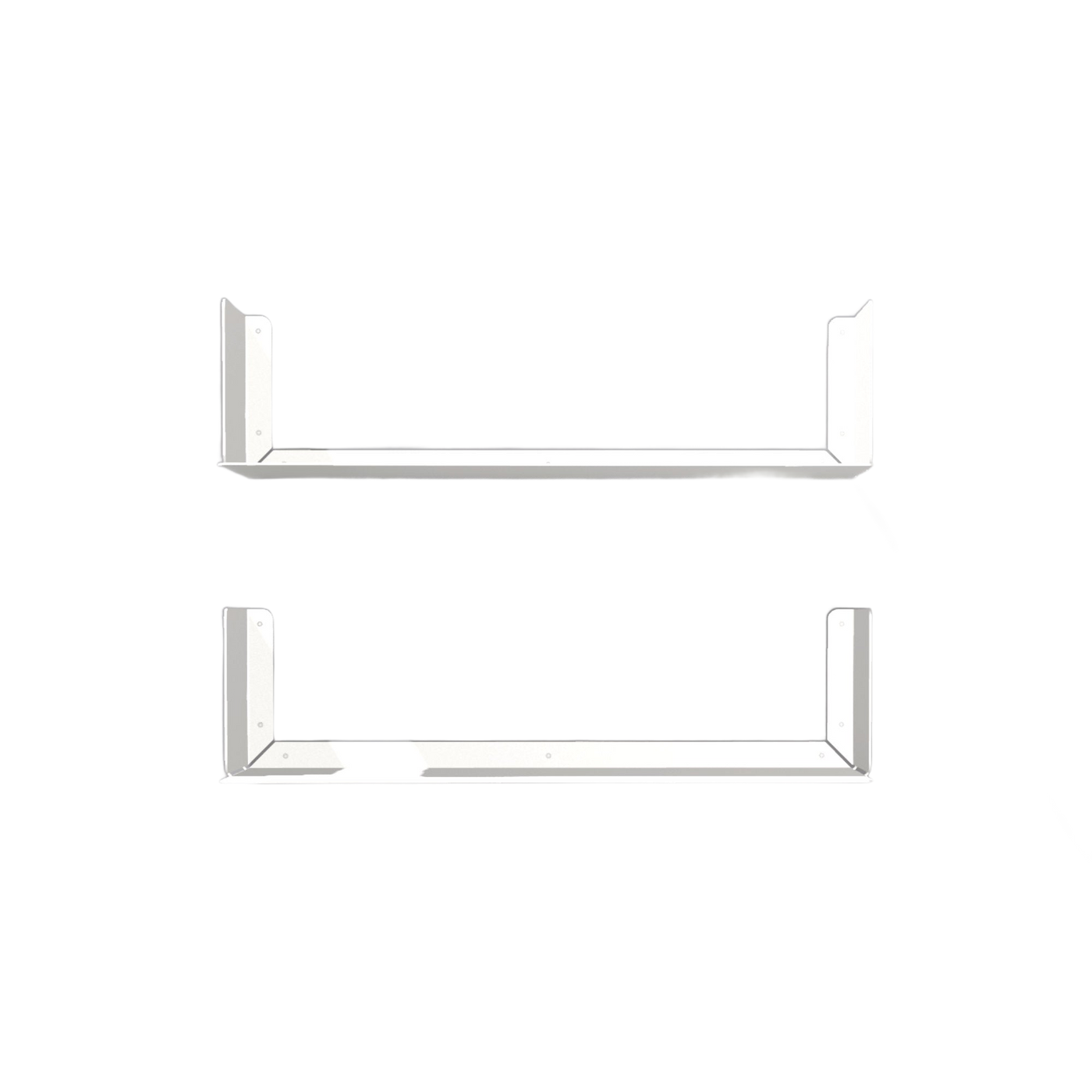 Booksbaum — Wandregal horizontal, 2er-Set – Freisteller
