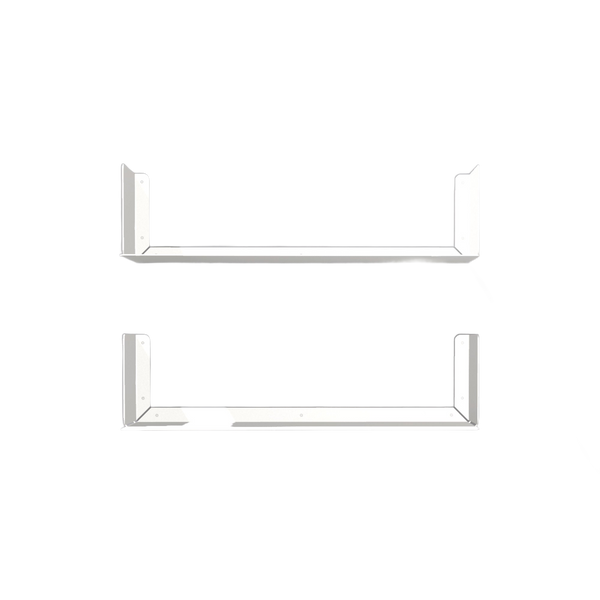 Booksbaum — Wandregal horizontal, 2er-Set – Freisteller