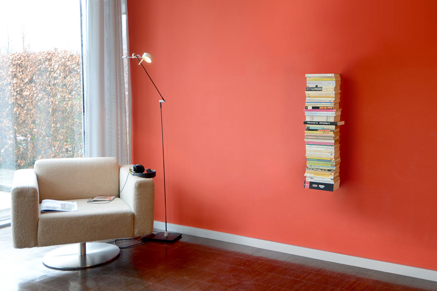 Bücherturm Booksbaum 2 Wand klein