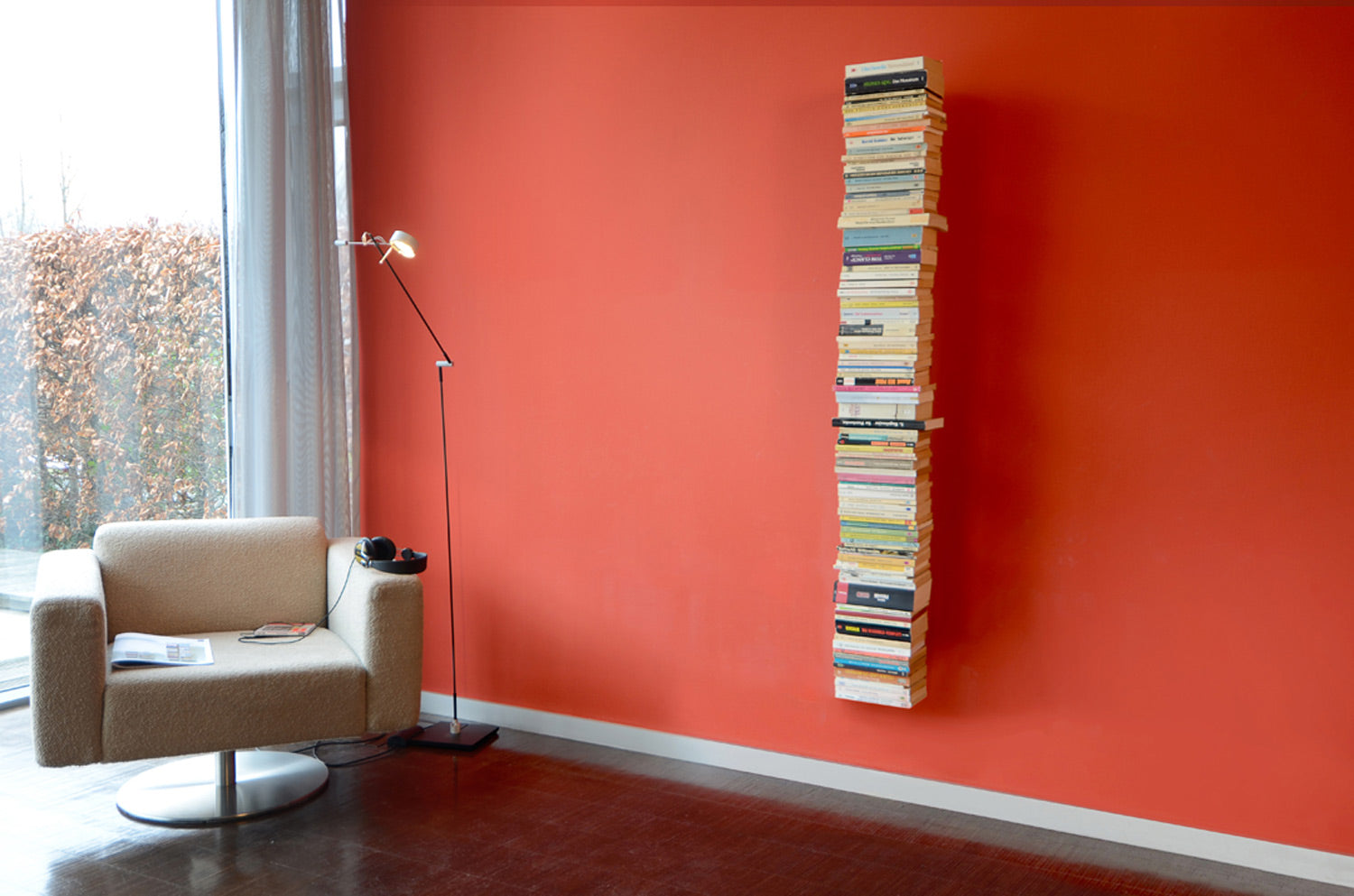 Bücherturm Booksbaum 2 Wand groß