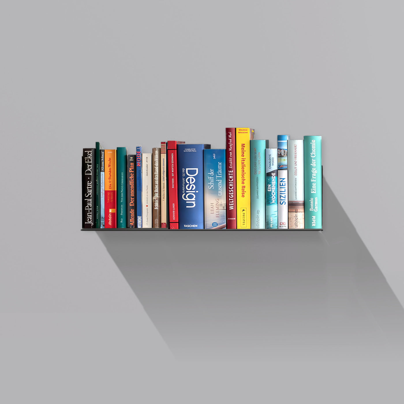 Booksbaum — Wandregal horizontal